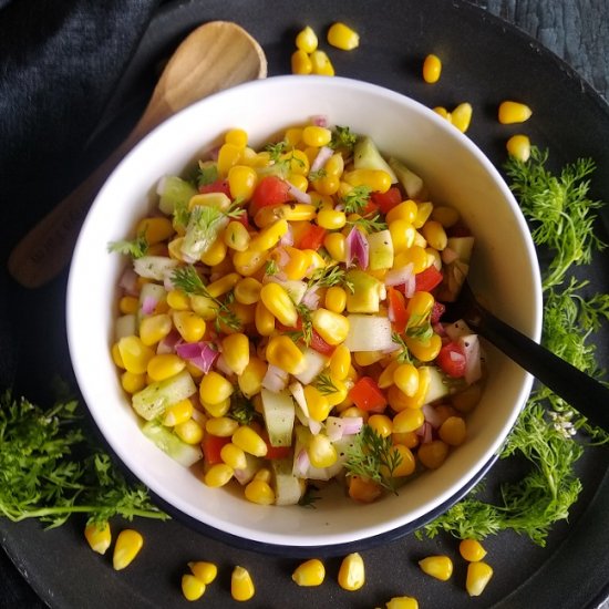 Corn & Raw Mango Salad