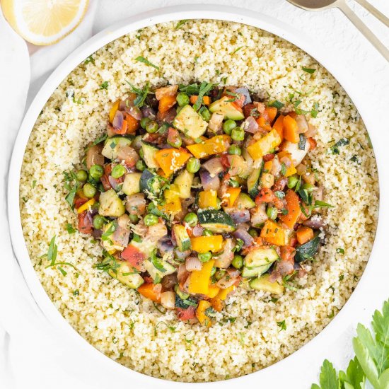 Cous cous with vegetables