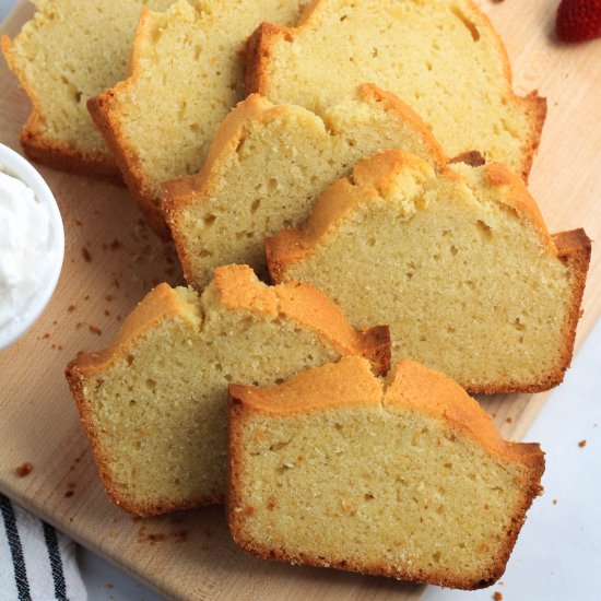 Dairy-Free Vanilla Pound Cake