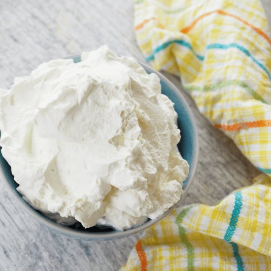 Stabilized Whipped Cream -Cool Whip