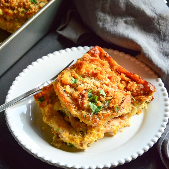 English Muffin Breakfast Casserole