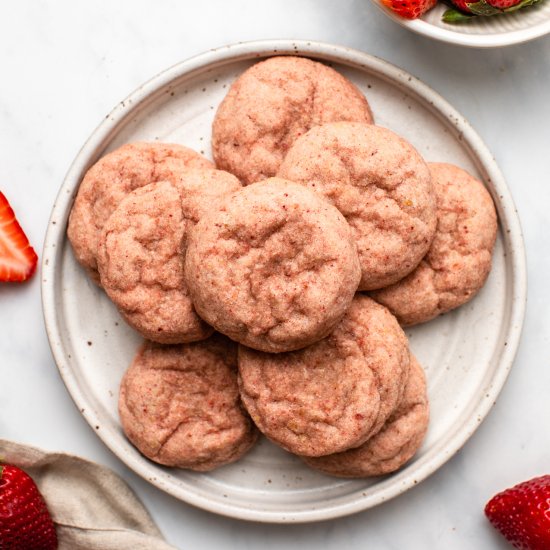 Strawberry Sugar Cookies