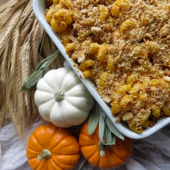 Pumpkin Sage Mac and Cheese