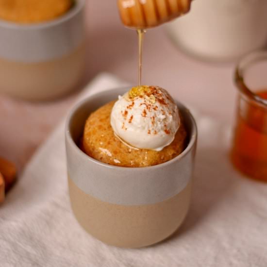 Gluten Free Honey Mug Cake