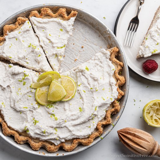 Gluten free Vegan Key Lime Pie