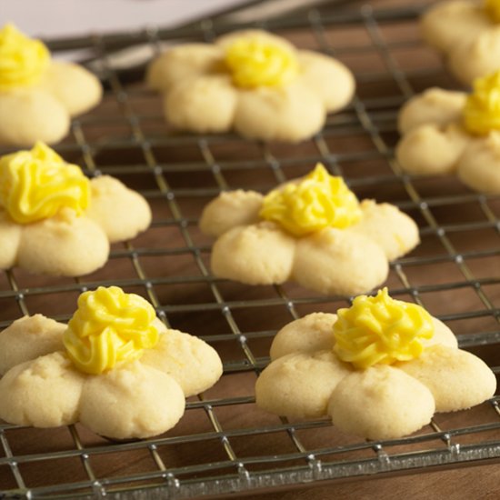 Lemon Spritz Cookies