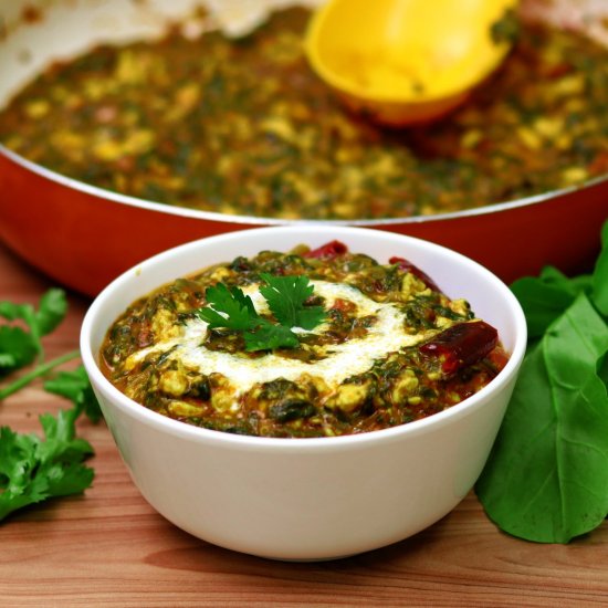 Creamy Palak Paneer Bhurji