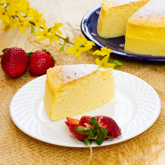 Japanese cheesecake