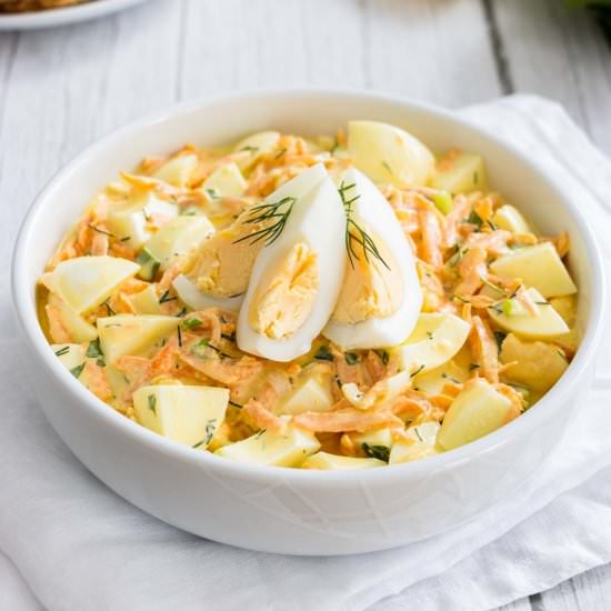 Egg Salad with Carrots