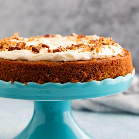 Eggless Carrot Cake