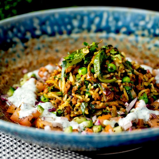 Keema Rice with Minced Lamb