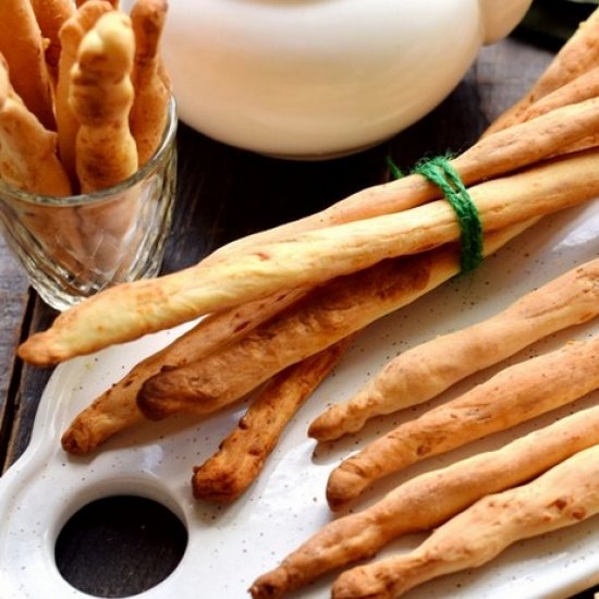 Parmesan Grissini Breadsticks