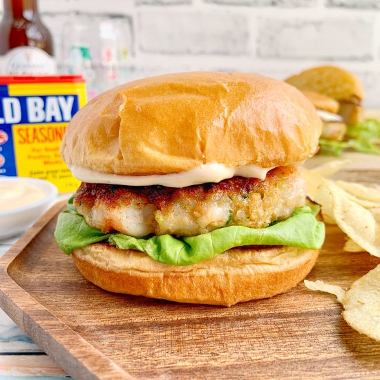 Chesapeake Shrimp Burger