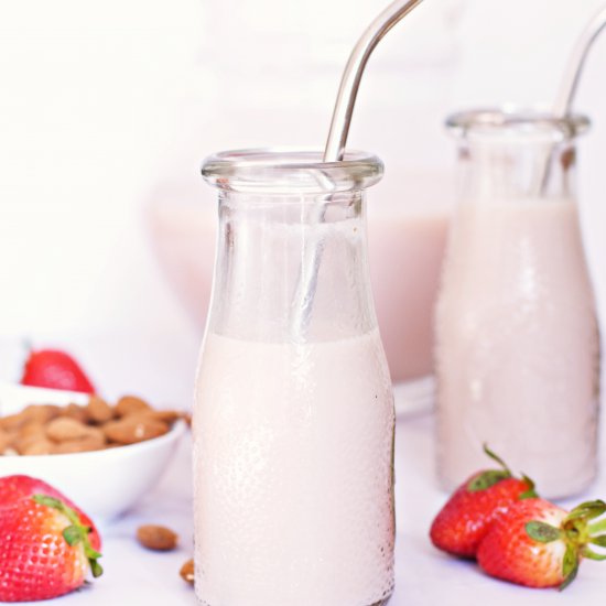 Strawberry Almond Milk