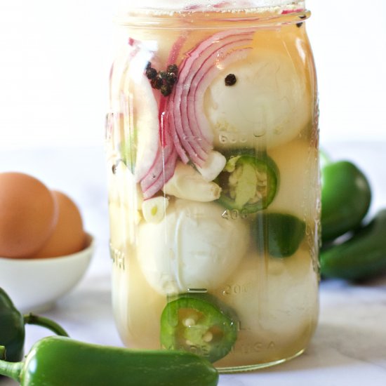 Jalapeno Pickled Eggs