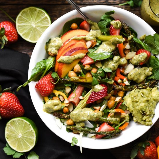 Vegan Springtime Vibes Salad