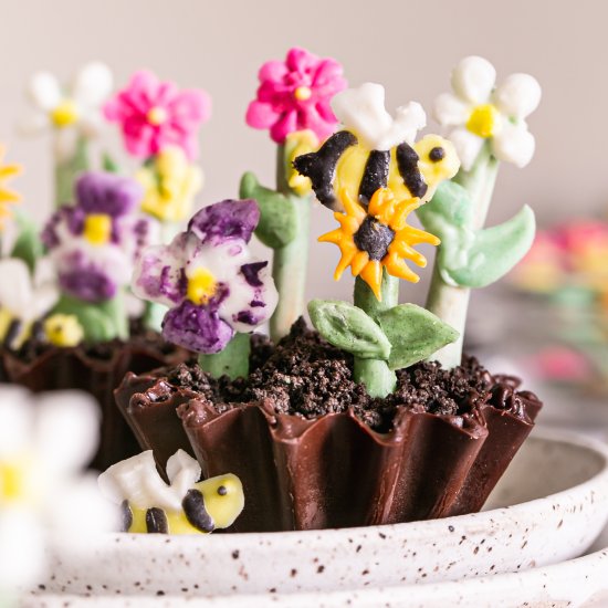 Chocolate Avocado Pudding Dirt Cups