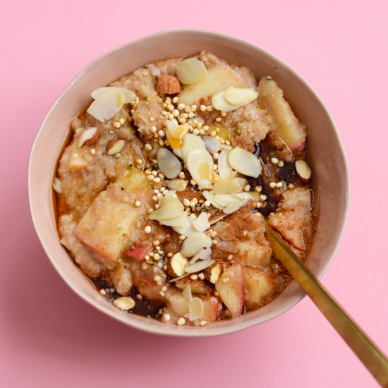 Apple Cinnamon Stovetop Oatmeal