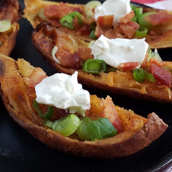 Easy Traeger Smoked Potato Skins