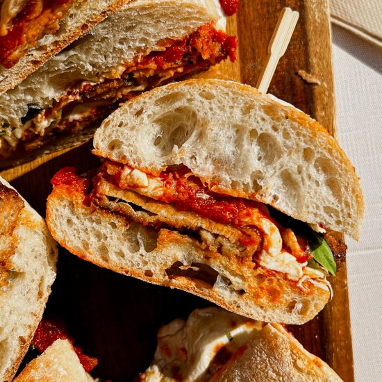 Veal Parmesan Sandwiches