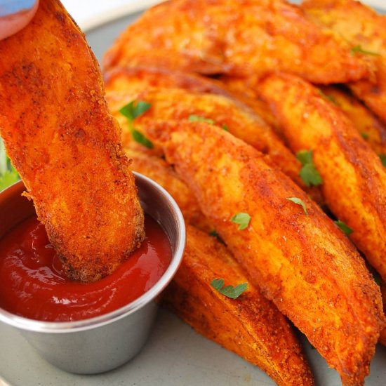 Easy Air Fryer Sweet Potato Wedges