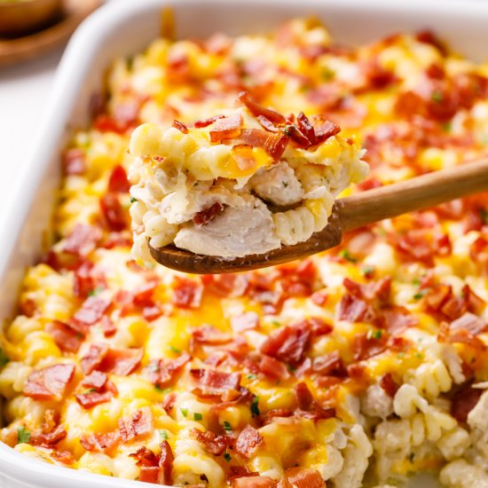 Chicken Bacon Ranch Casserole