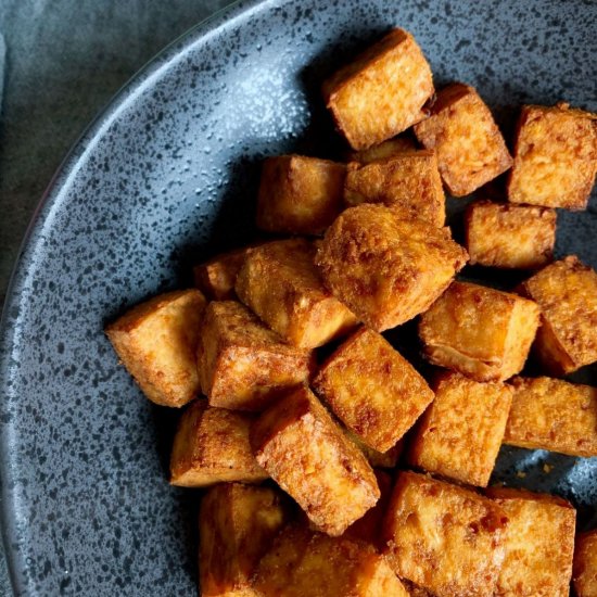 Crispy Air Fried Tofu