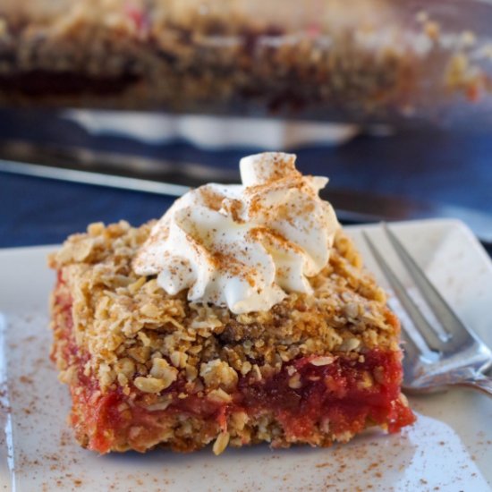 Rhubarb Squares