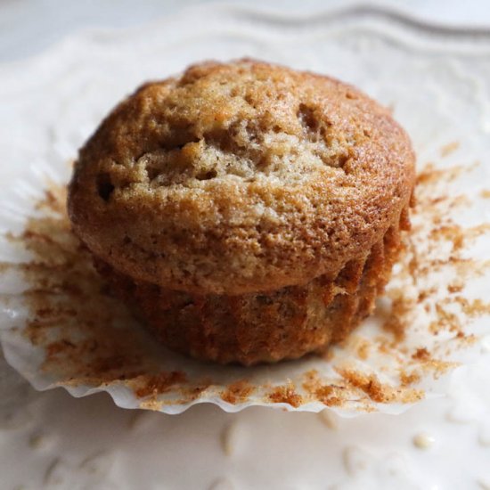 Homemade Pineapple Banana Muffins