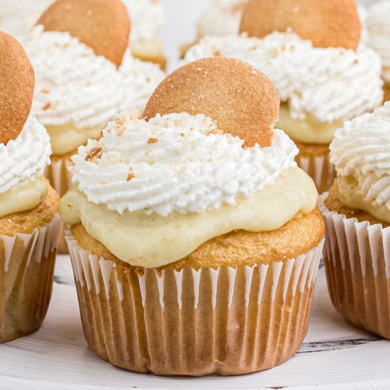 Banana Pudding Cupcakes