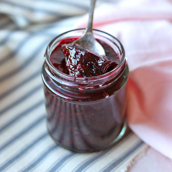 Low Sugar Blueberry & Raspberry Jam