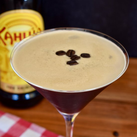 Espresso Martini with Kahlua