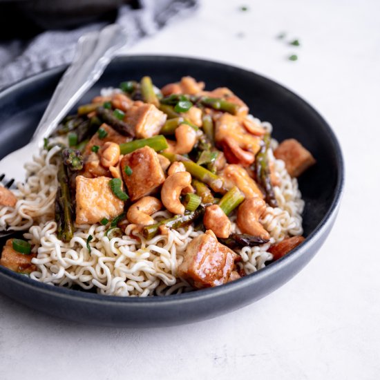 Tofu Stir Fry with Asparagus