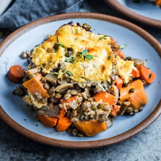 Creamy Lentil and Vegetable Bake