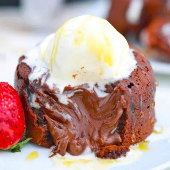 Air Fryer Lava Cake