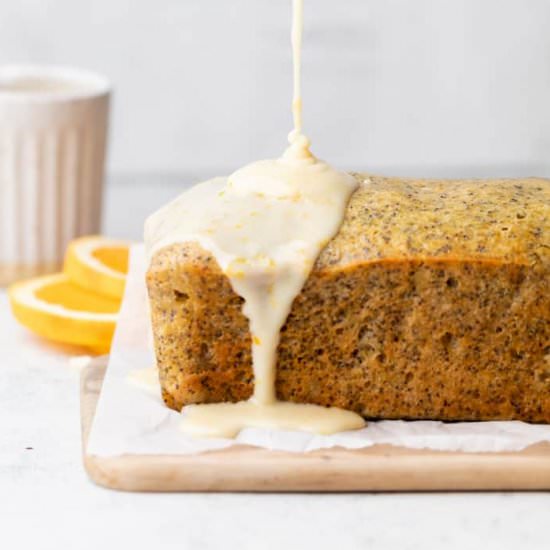 Orange Poppyseed Cake Loaf