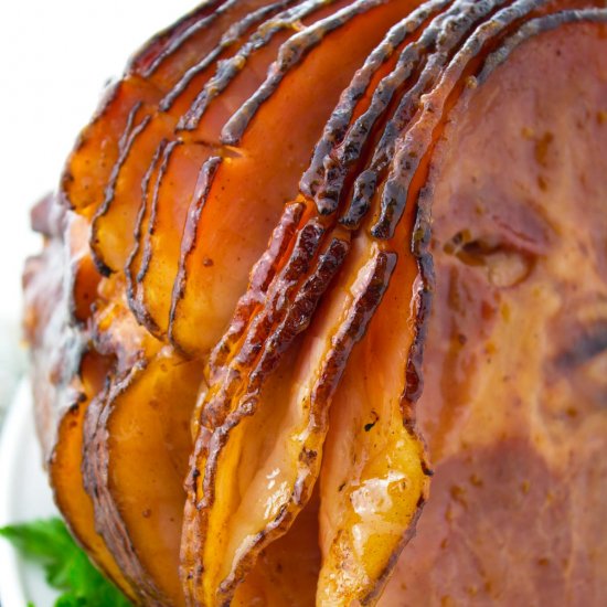 Glazed Ham In A Roaster