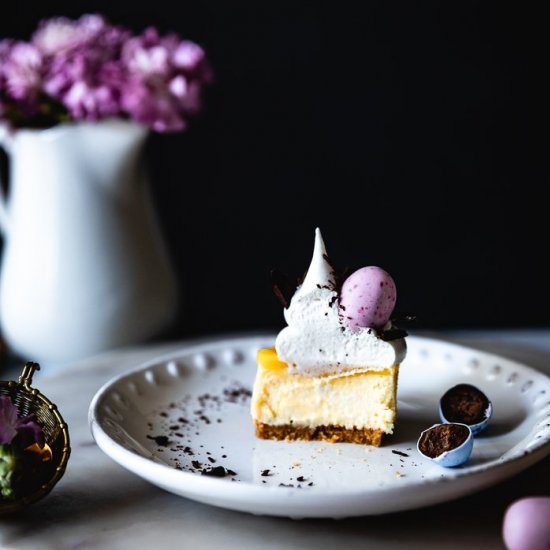 Lemon Curd Mini Cheesecakes