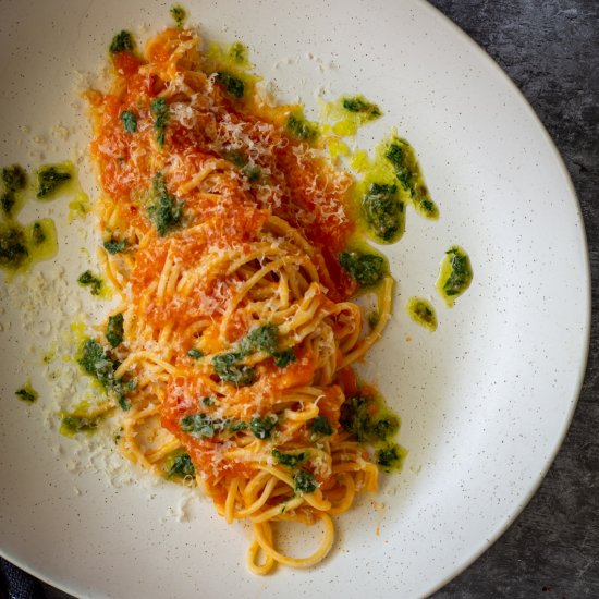 Smoked Marinara Spaghetti