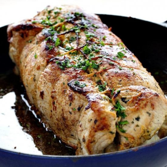 Juicy Cuban Pork Loin