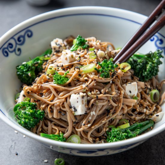 Soba Noodles with Ginger & Sesame