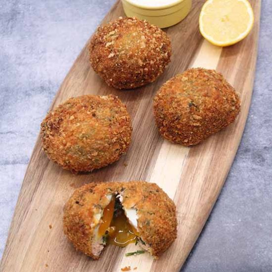 Smoked Salmon Scotch Eggs