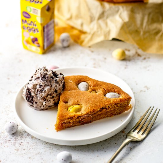 Easter Mini Eggs Cookie Pie