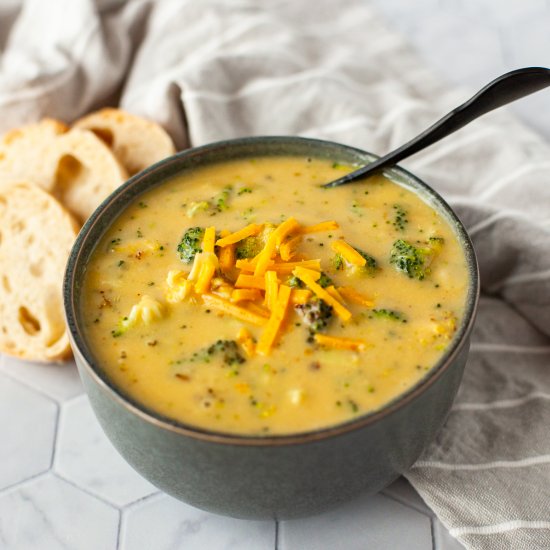 Dairy Free Broccoli Cheese Soup