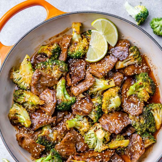 BEEF AND BROCCOLI STIR FRY