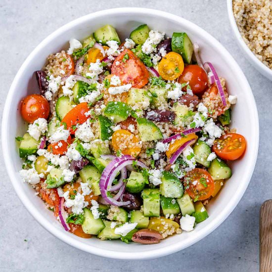 MEDITERRANEAN QUINOA SALAD RECIPE