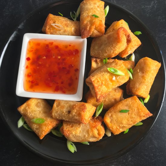 Frozen Spring Rolls in Air Fryer