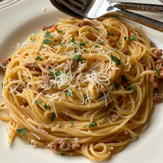 Ground Turkey Pasta