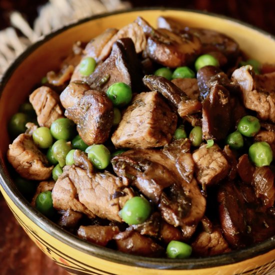 Easy Pork and Mushroom Stew