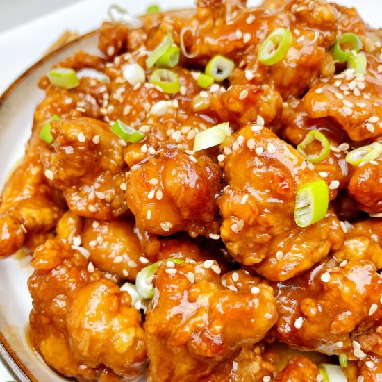 Chinese Crispy Honey Chicken